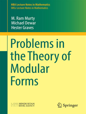 cover image of Problems in the Theory of Modular Forms